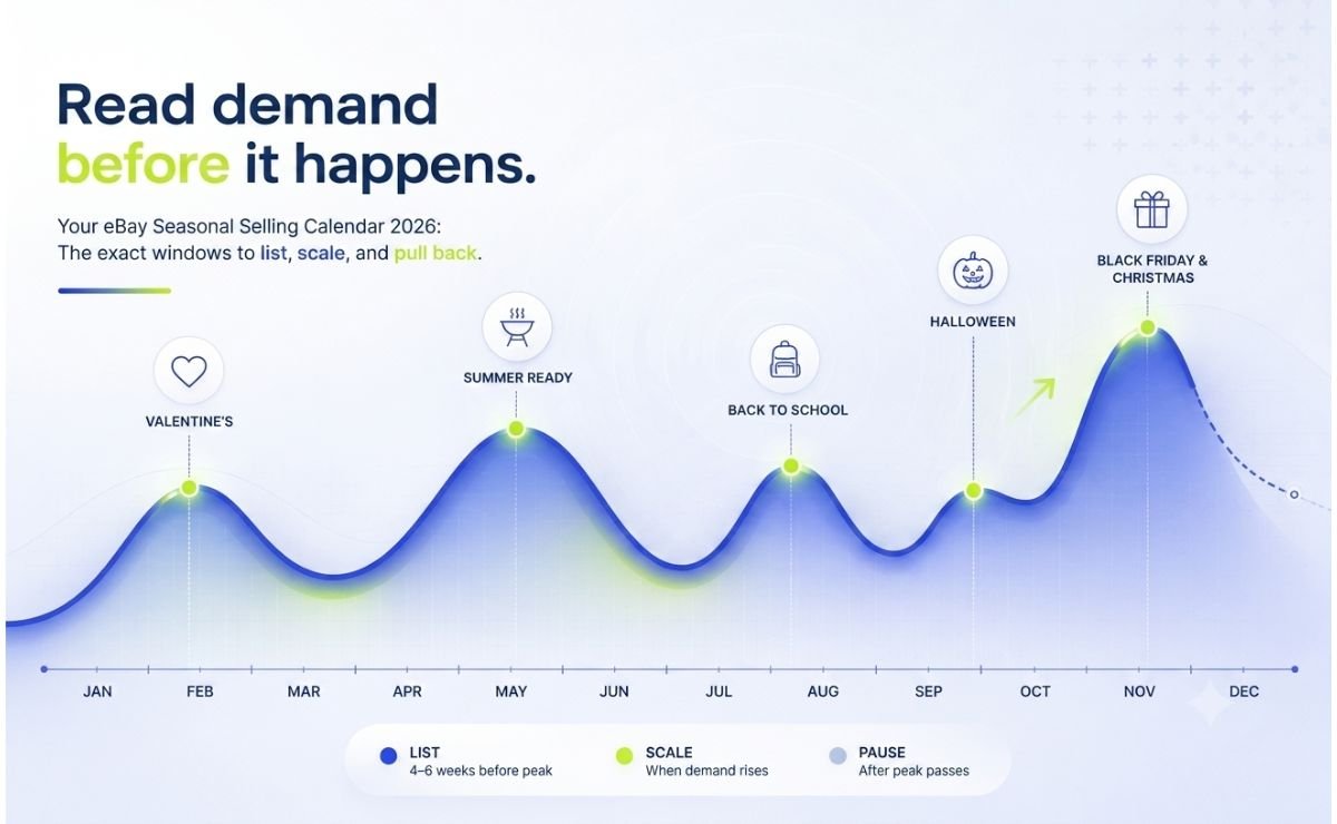 Your eBay Seasonal Selling Calendar 2026: The Exact Windows to List, Scale, and Pull Back