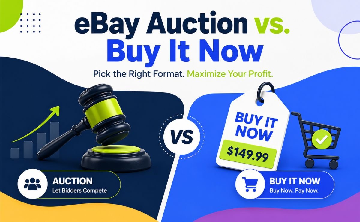 eBay Auction vs. Buy It Now: The Format Choice That's Quietly Costing Sellers More Than They Think