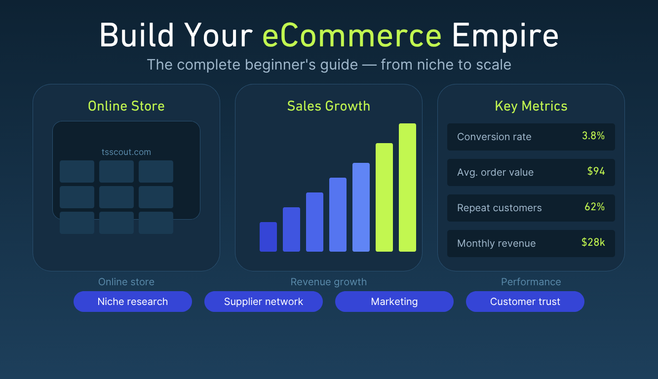How to Build a Successful eCommerce Empire from Scratch: The Complete Beginner’s Guide