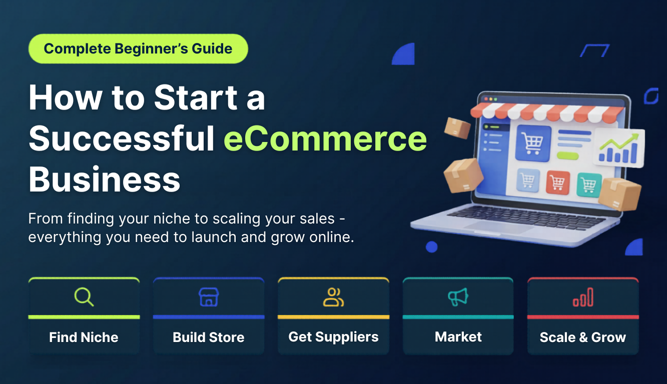 How to Start a Successful eCommerce Business in 2026: The Complete Beginner's Guide